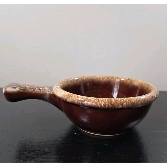 hull Other - Vtg Hull Crooksville Oven Proof Brown Drip Soup Bowl Handle Replacement Piece
